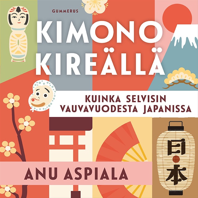 Copertina del libro per Kimono kireällä