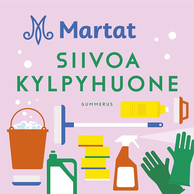 Boekomslag van Martat - Siivoa kylpyhuone