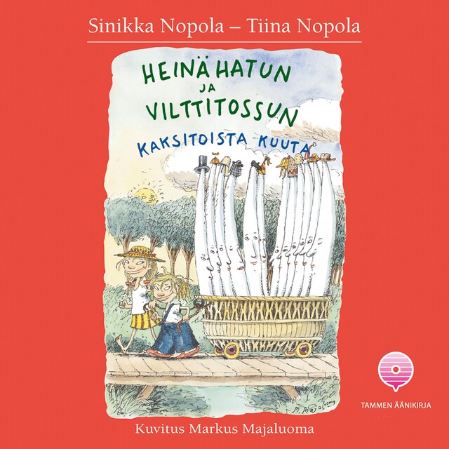 Book cover for Heinähatun ja Vilttitossun kaksitoista kuuta