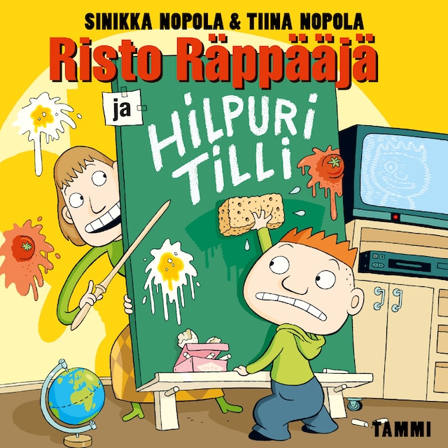 Okładka książki dla Risto Räppääjä ja Hilpuri Tilli
