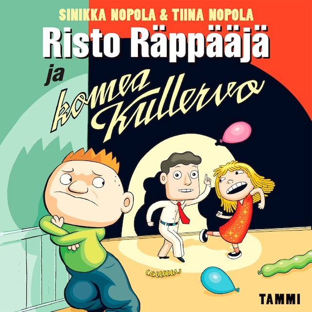 Copertina del libro per Risto Räppääjä ja komea Kullervo