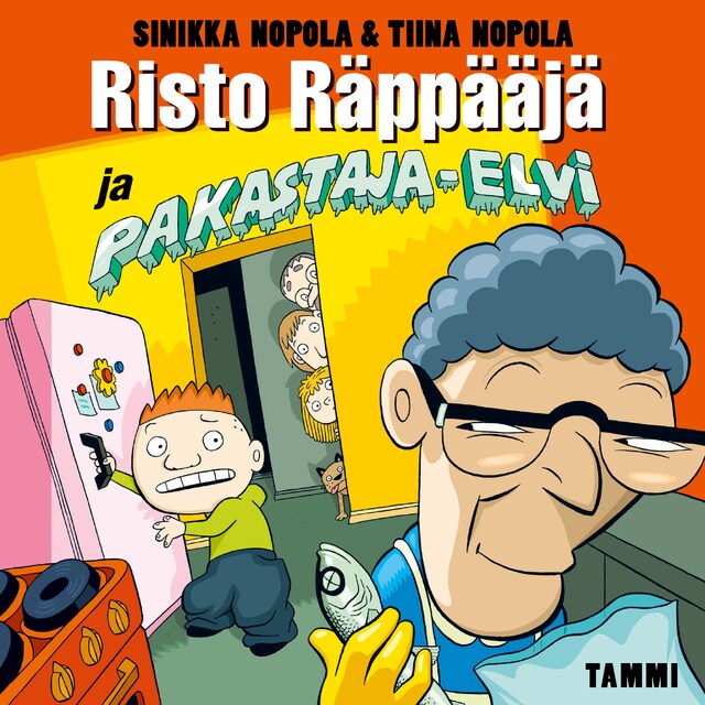 Book cover for Risto Räppääjä ja pakastaja-Elvi