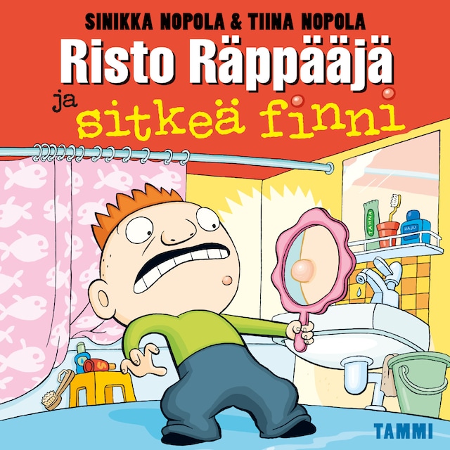 Bokomslag for Risto Räppääjä ja sitkeä finni