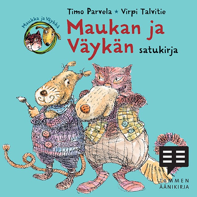 Book cover for Maukan ja Väykän satukirja