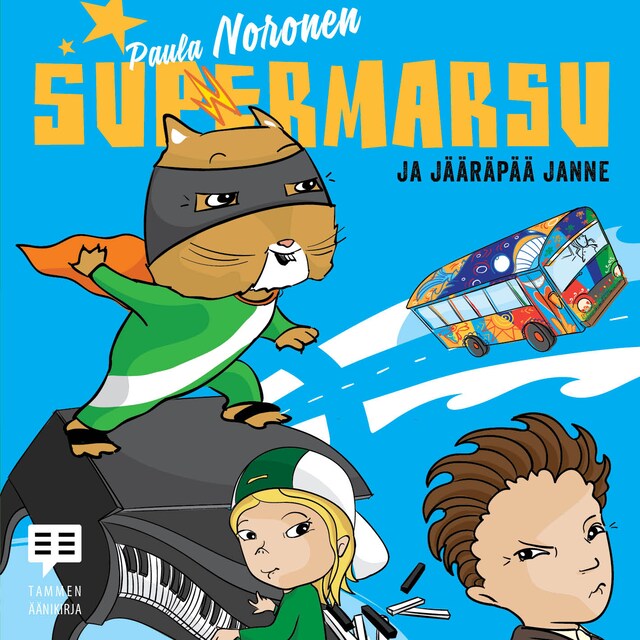 Book cover for Supermarsu ja jääräpää Janne