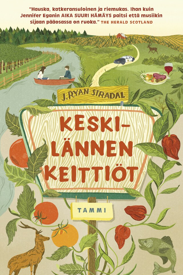 Copertina del libro per Keskilännen keittiöt