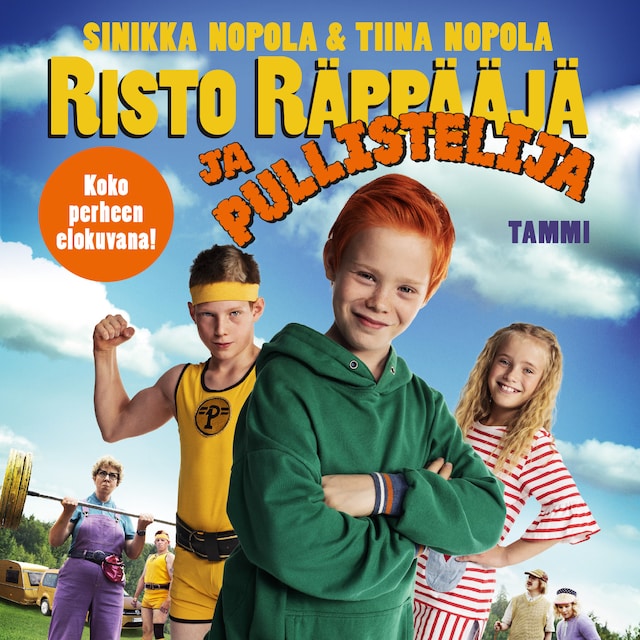 Portada de libro para Risto Räppääjä ja pullistelija