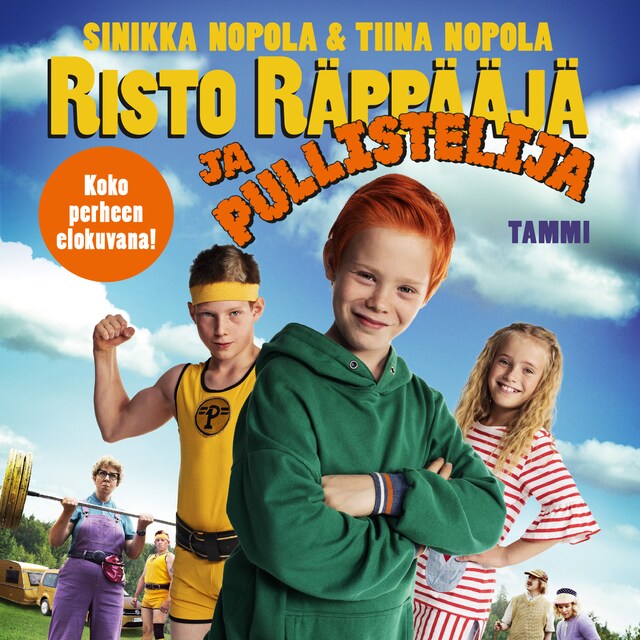 Portada de libro para Risto Räppääjä ja pullistelija