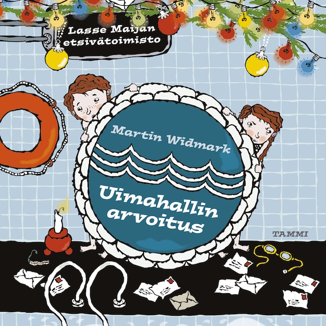 Book cover for Uimahallin arvoitus. Lasse-Maijan etsivätoimisto