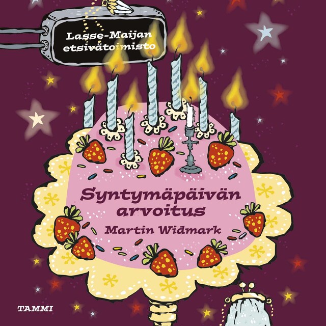 Copertina del libro per Syntymäpäivän arvoitus. Lasse-Maijan etsivätoimisto