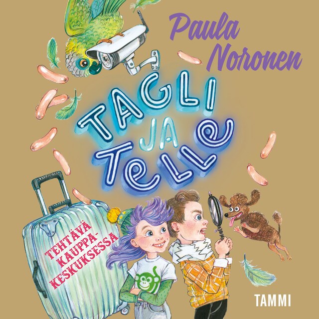 Book cover for Tagli ja Telle. Tehtävä kauppakeskuksessa