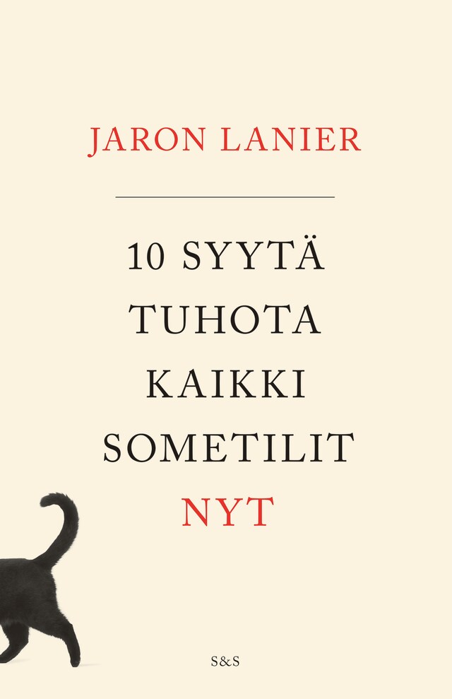 Book cover for 10 syytä tuhota kaikki sometilit nyt