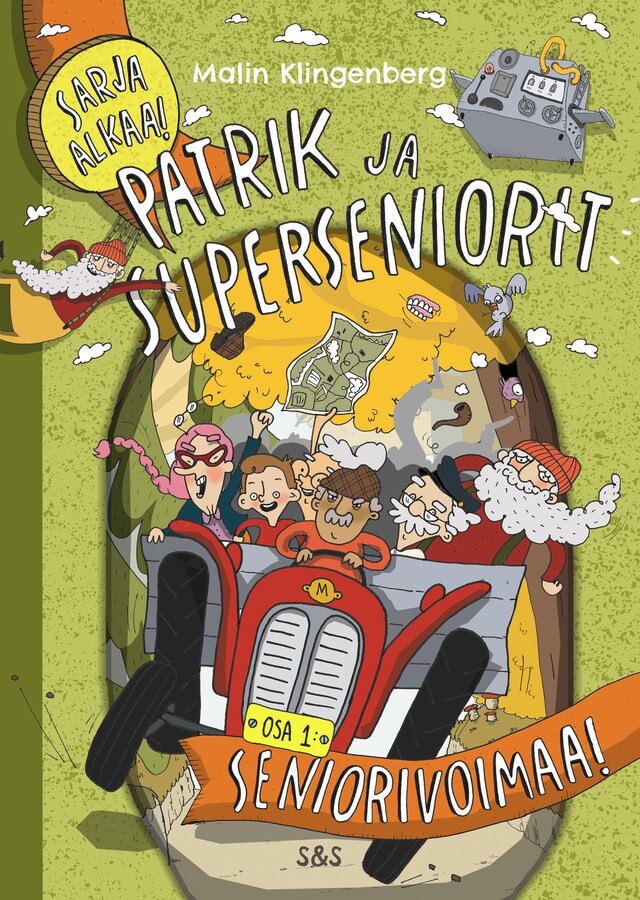 Book cover for Patrik ja superseniorit