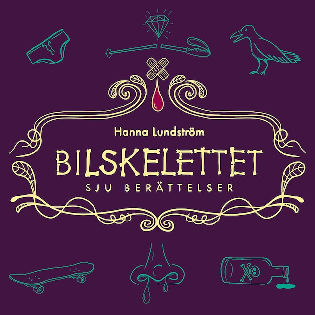 Book cover for Bilskelettet - 7 berättelser