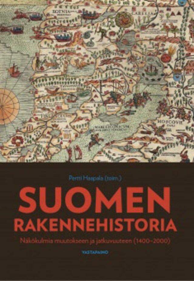 Boekomslag van Suomen rakennehistoria