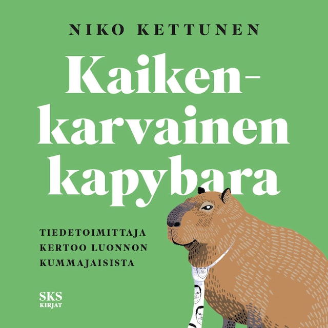 Kirjankansi teokselle Kaikenkarvainen kapybara