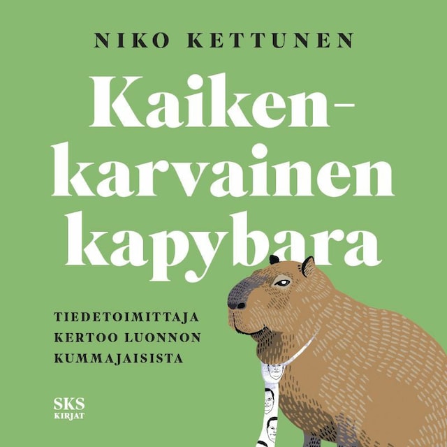 Kirjankansi teokselle Kaikenkarvainen kapybara