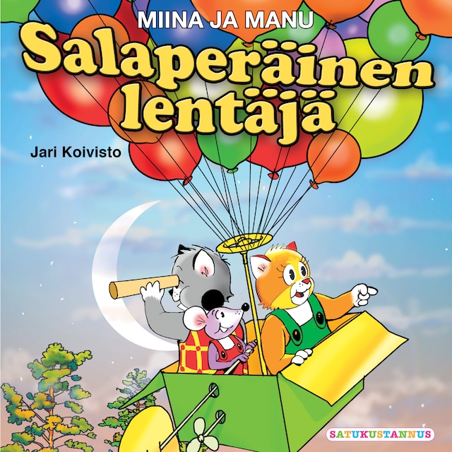 Buchcover für Miina ja Manu Salaperäinen lentäjä