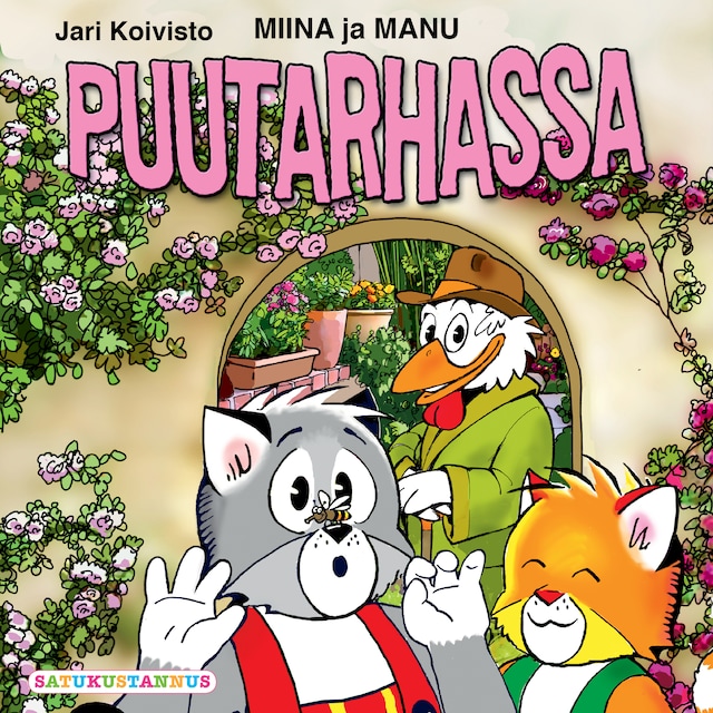 Portada de libro para Miina ja Manu puutarhassa