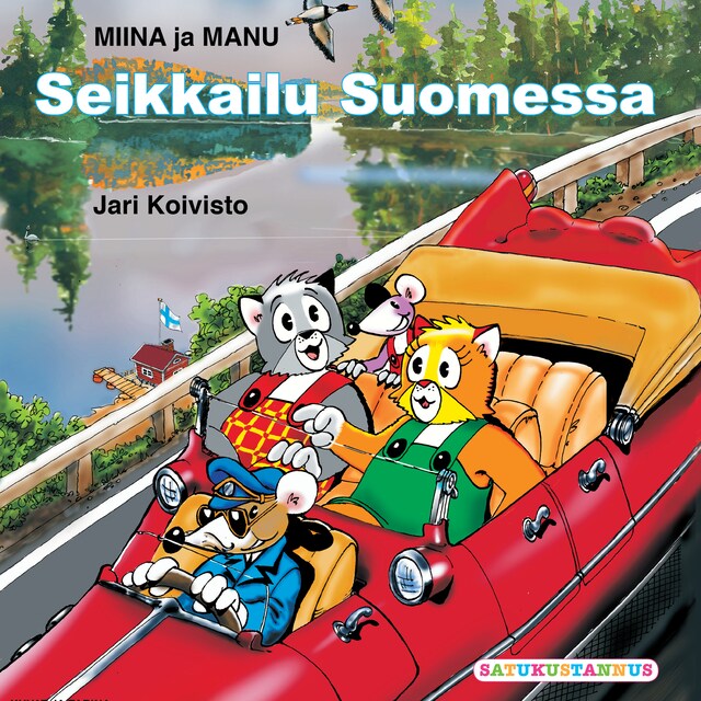 Portada de libro para Miinan ja Manun seikkailu Suomessa