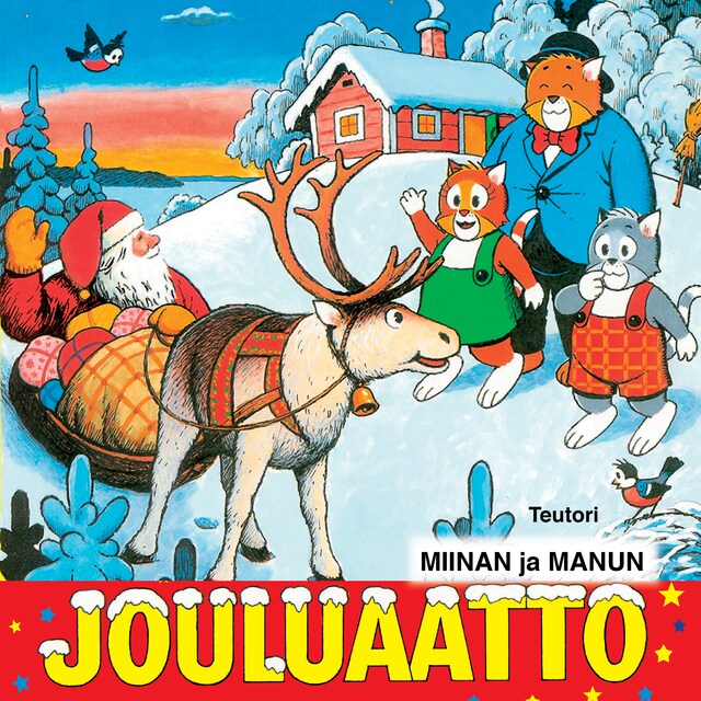 Portada de libro para Miinan ja Manun jouluaatto