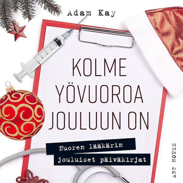 Book cover for Kolme yövuoroa jouluun on