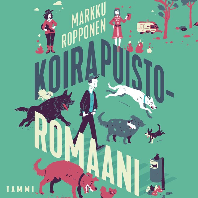 Copertina del libro per Koirapuistoromaani