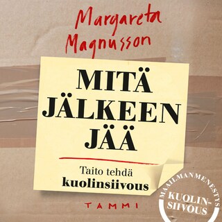 Mitä jälkeen jää - Taito tehdä kuolinsiivous bookCoverFor