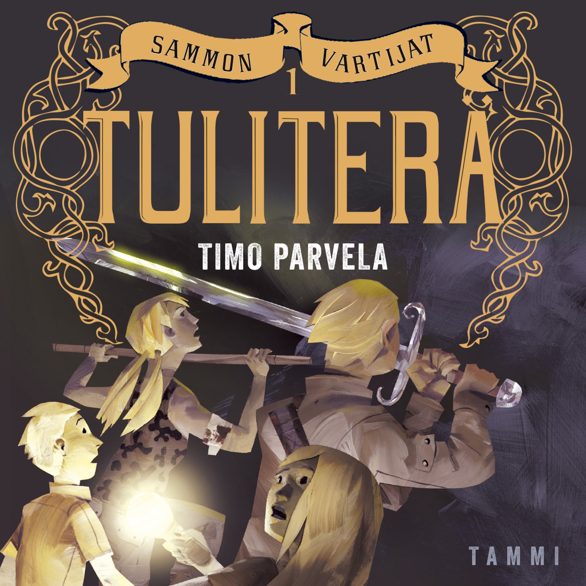 Äänikirjan Tuliterä kansikuva