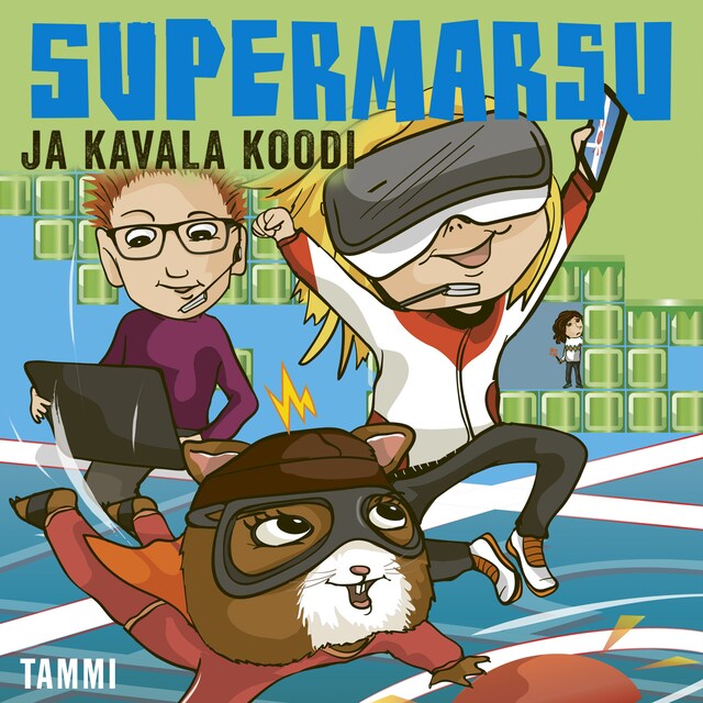 Buchcover für Supermarsu ja kavala koodi