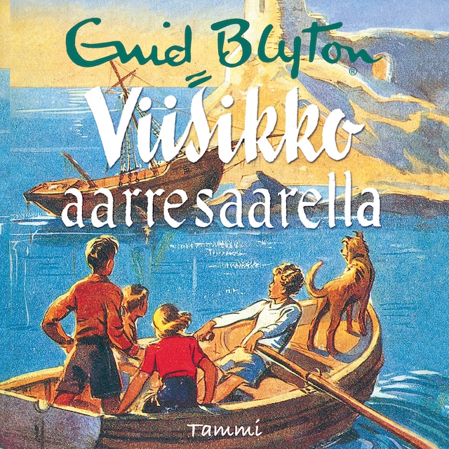 Copertina del libro per Viisikko aarresaarella