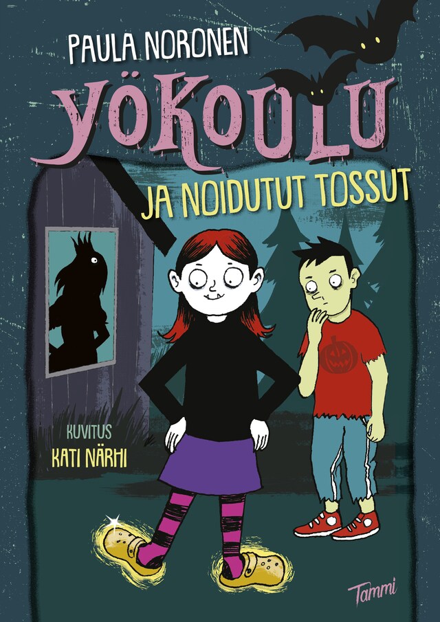 Buchcover für Yökoulu ja noidutut tossut (e-äänikirja)