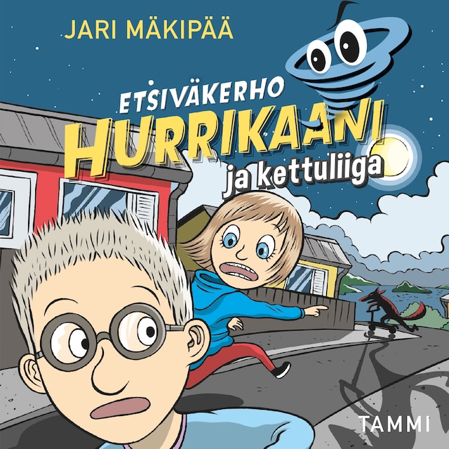 Book cover for Etsiväkerho Hurrikaani ja kettuliiga