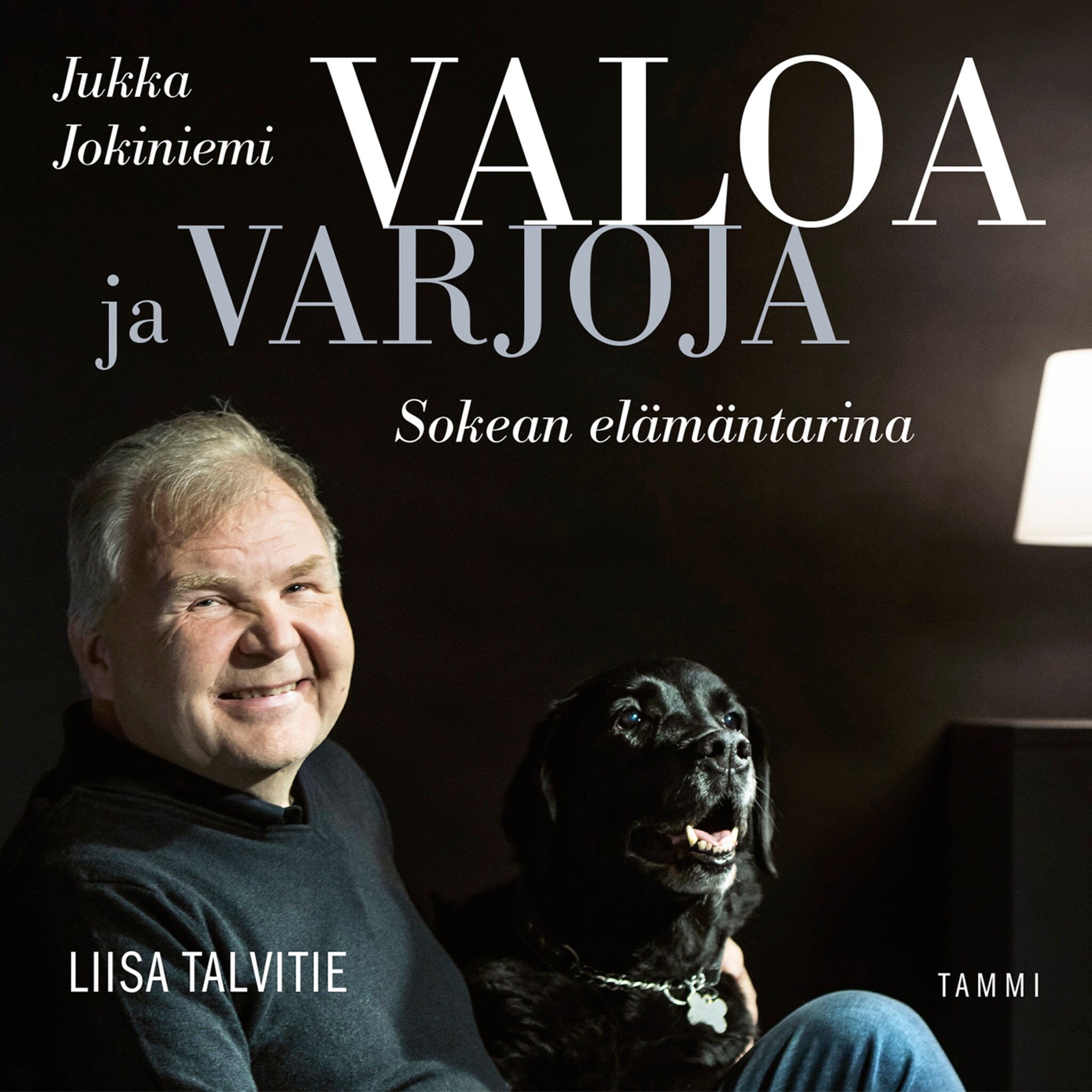 Äänikirjan Valoa ja varjoja – Jukka Jokiniemi, sokean elämäntarina kansikuva