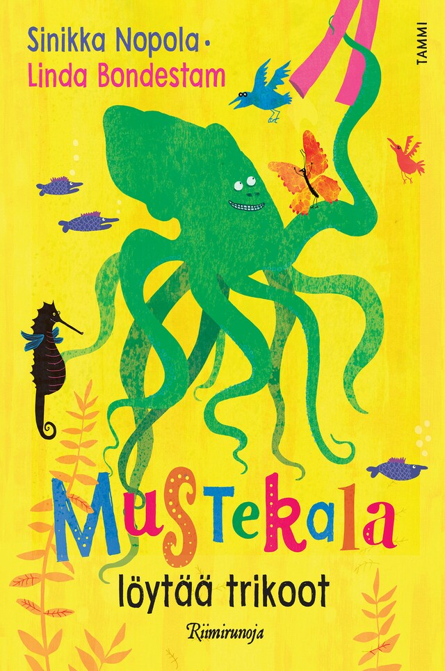 Book cover for Mustekala löytää trikoot (e-äänikirja)