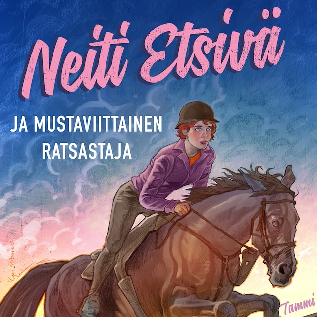Book cover for Neiti Etsivä ja mustaviittainen ratsastaja