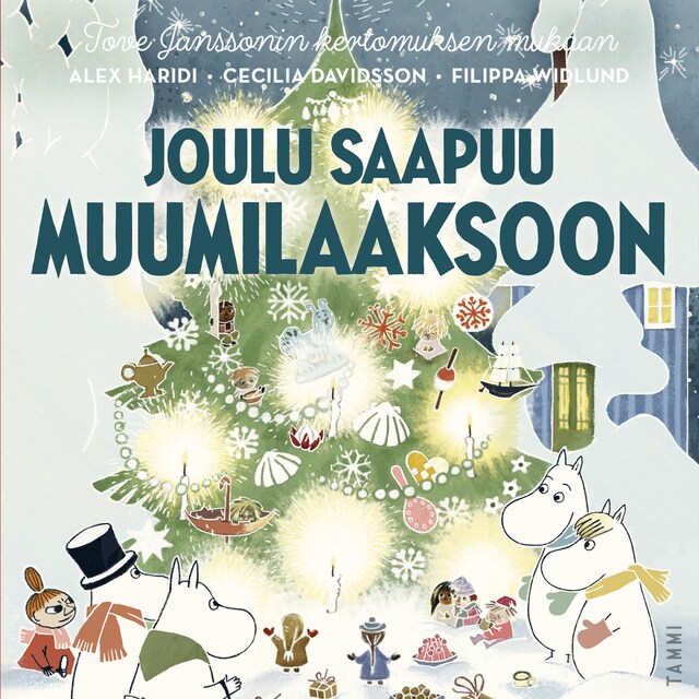 Copertina del libro per Joulu saapuu Muumilaaksoon