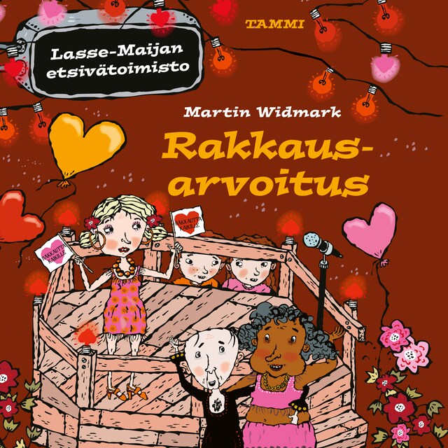 Book cover for Rakkausarvoitus. Lasse-Maijan etsivätoimisto