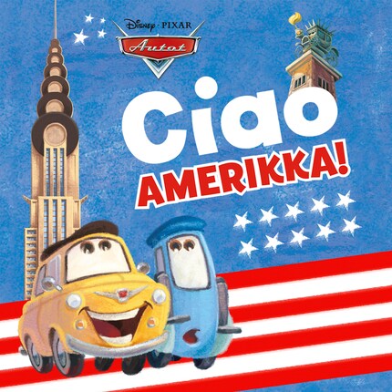 Pixar Autot. Ciao, Amerikka! bookCoverFor