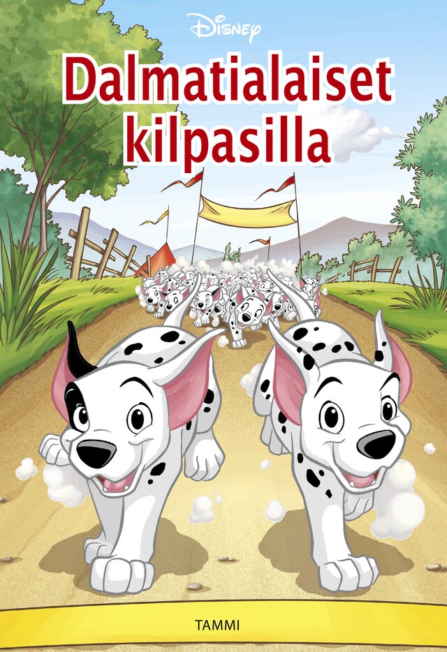 Kirjankansi teokselle Dalmatialaiset kilpasilla (e-äänikirja)