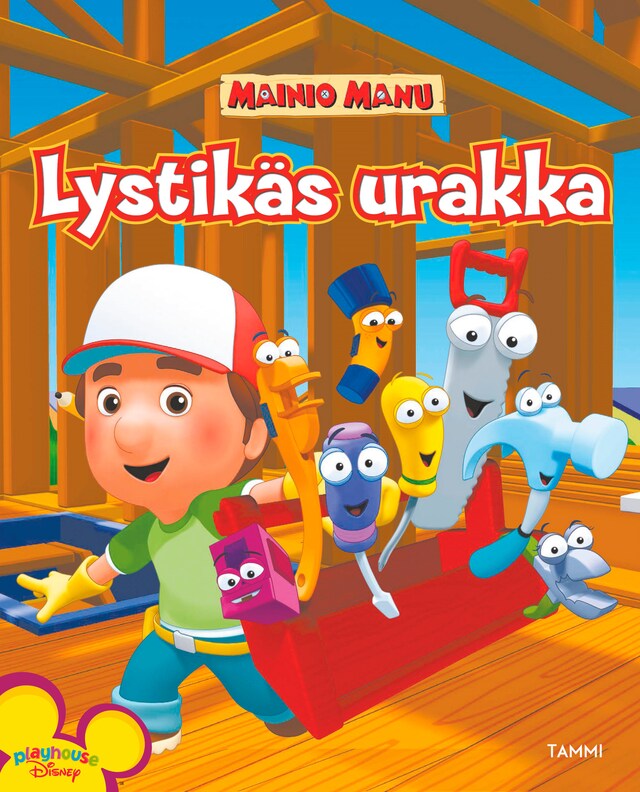 Kirjankansi teokselle Mainio Manu. Lystikäs urakka (e-äänikirja)