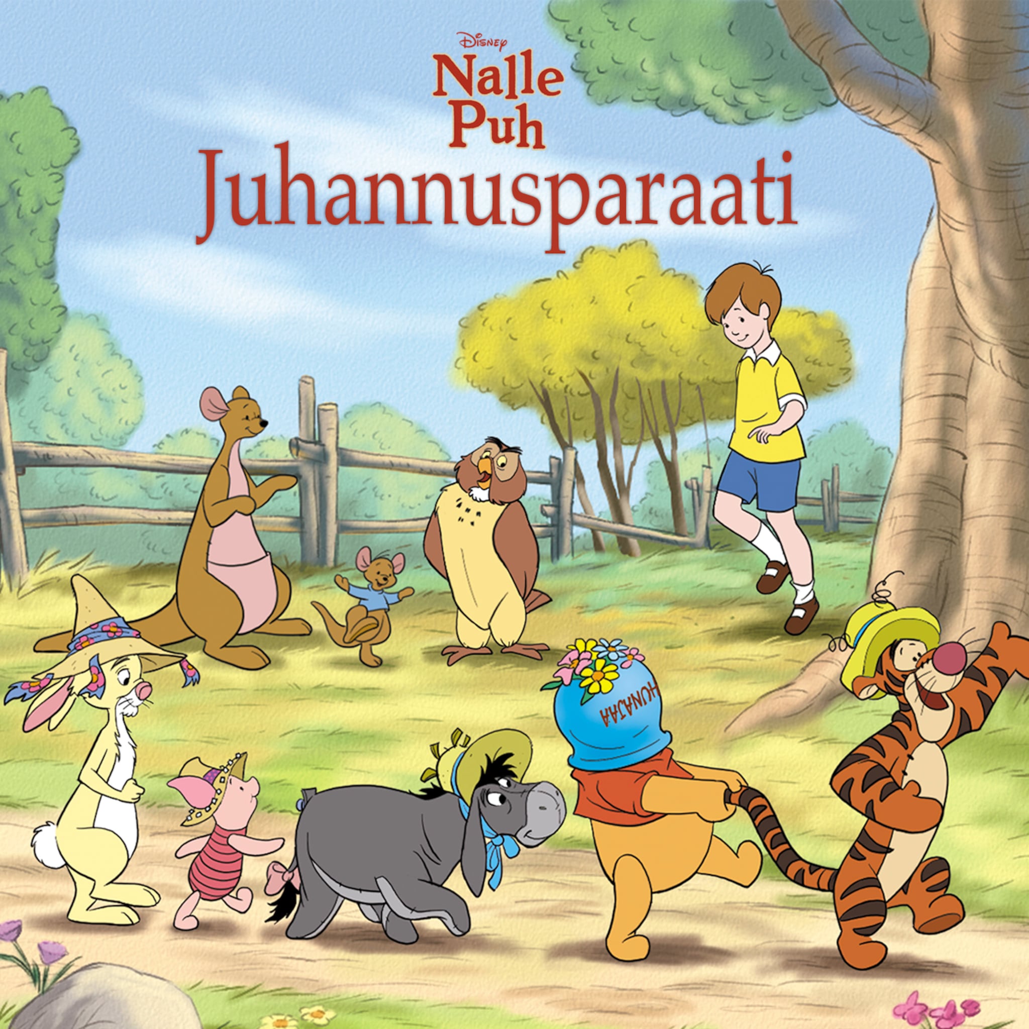 Äänikirjan Nalle Puh. Juhannusparaati kansikuva