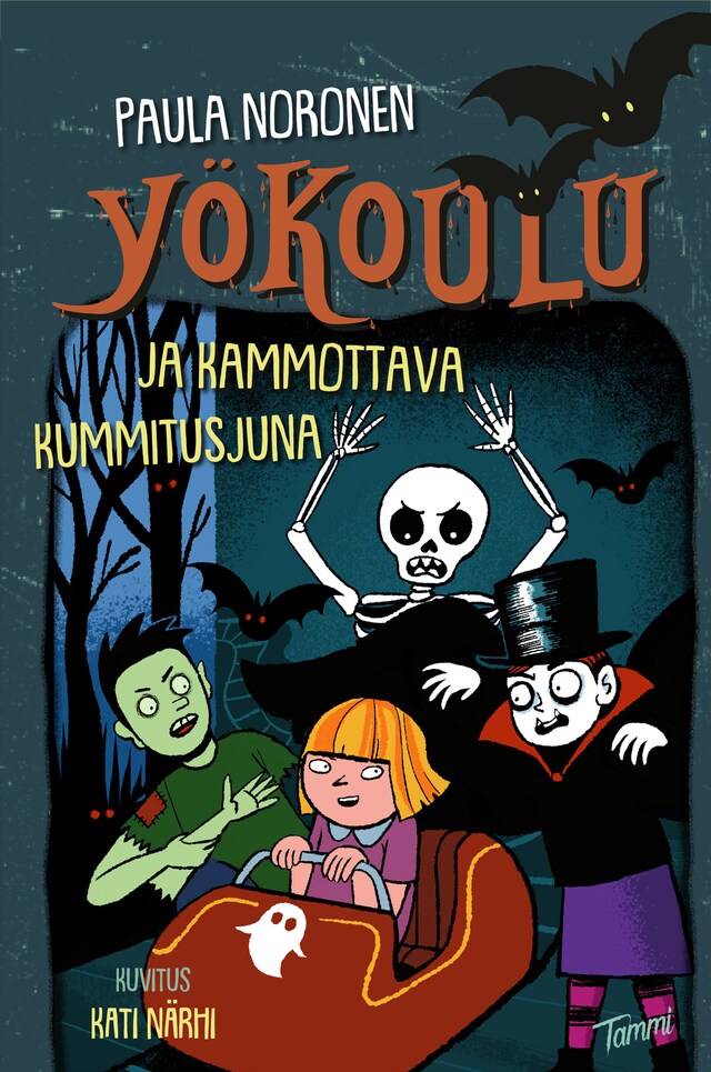Buchcover für Yökoulu ja kammottava kummitusjuna (e-äänikirja)