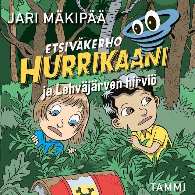 Book cover for Etsiväkerho Hurrikaani ja Lehväjärven hirviö