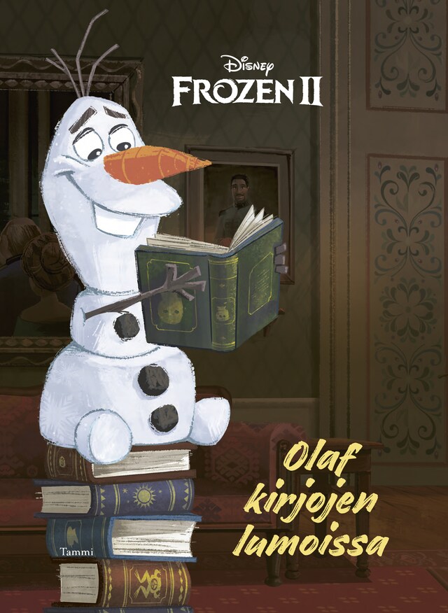 Kirjankansi teokselle Frozen 2 Olaf kirjojen lumoissa (e-äänikirja)