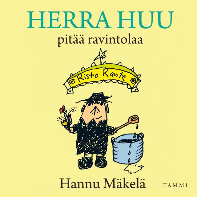 Book cover for Herra Huu pitää ravintolaa