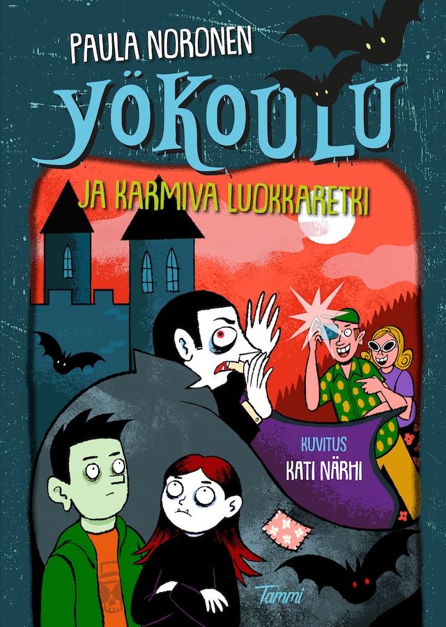 Copertina del libro per Yökoulu ja karmiva luokkaretki (e-äänikirja)