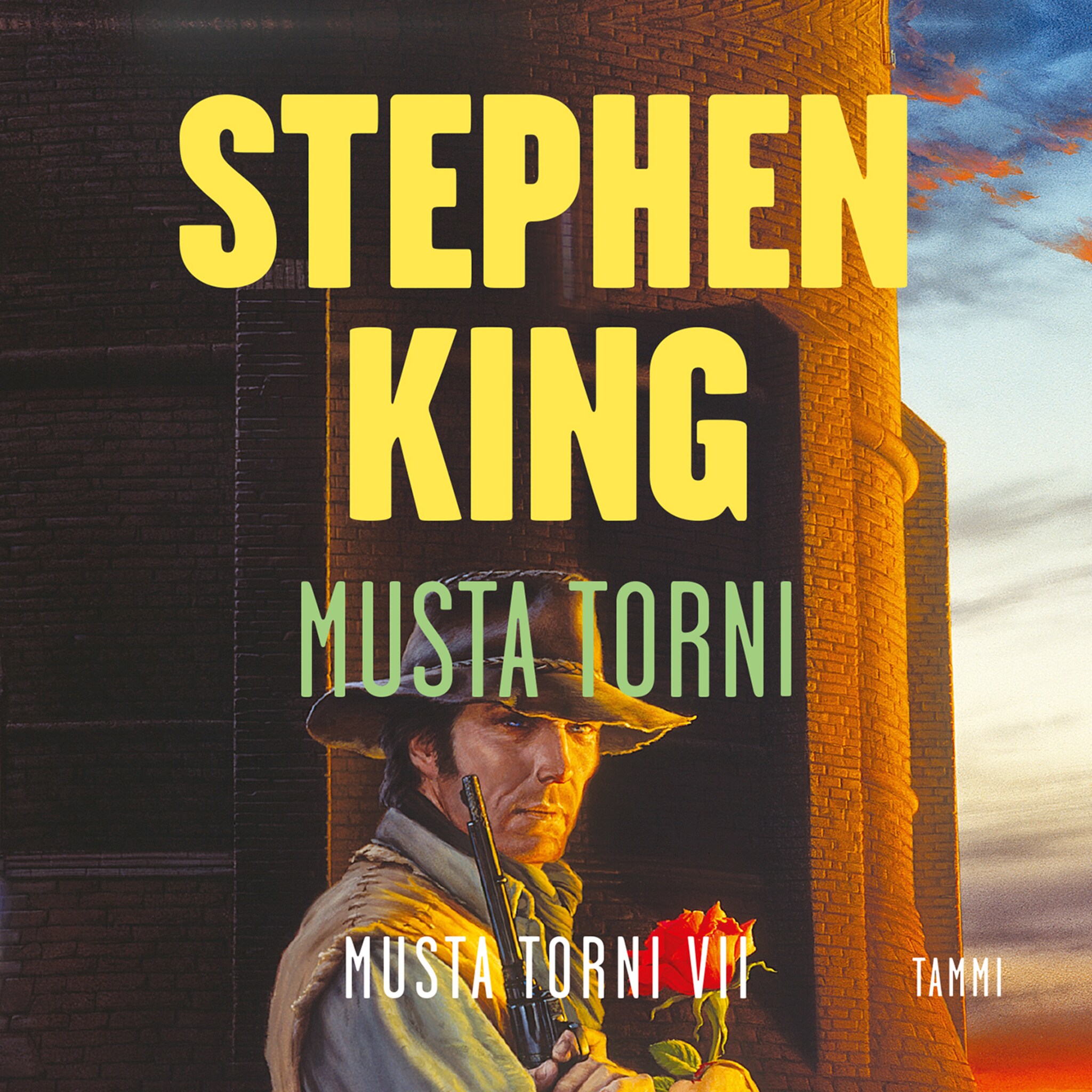 Äänikirjan Musta torni kansikuva