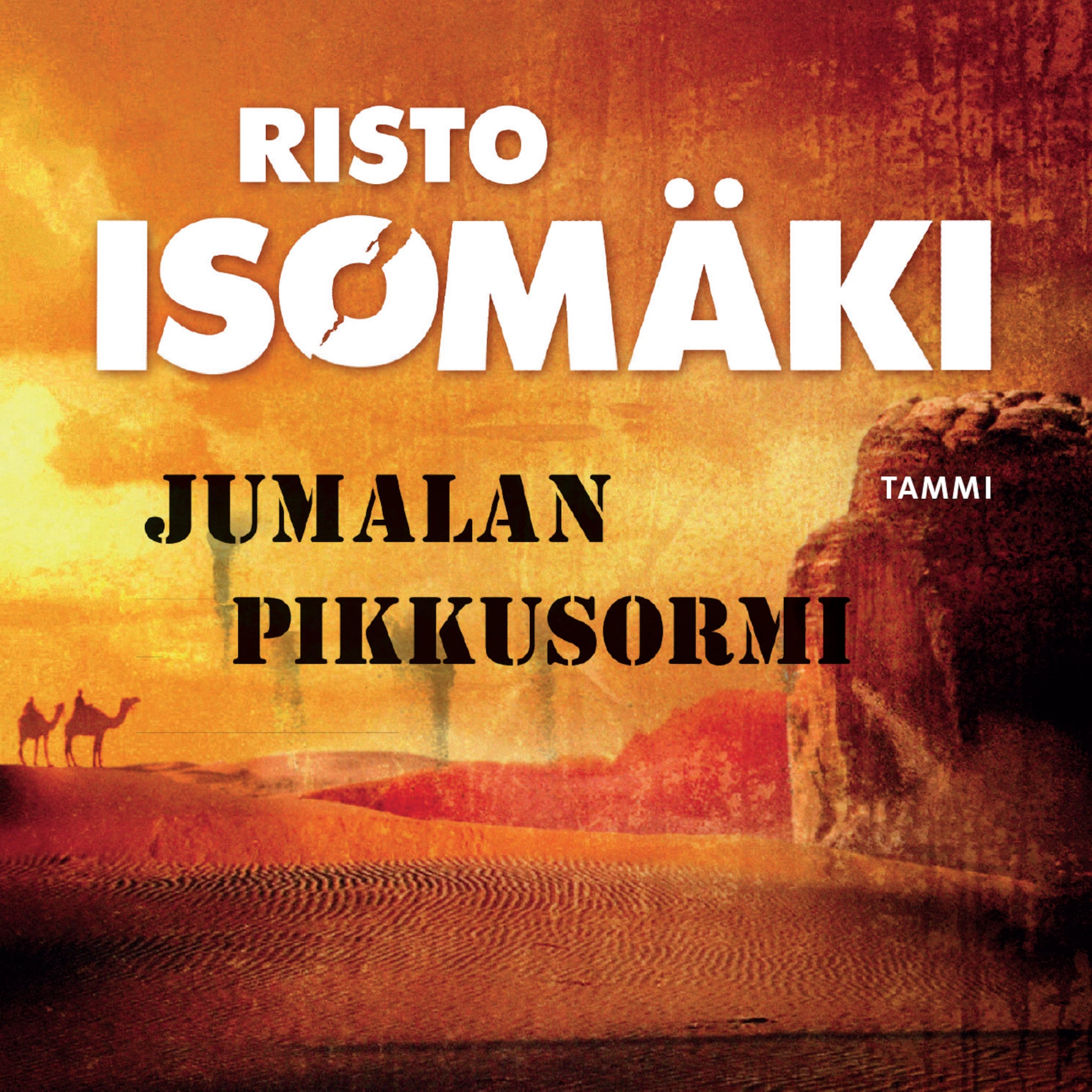 Äänikirjan Jumalan pikkusormi kansikuva