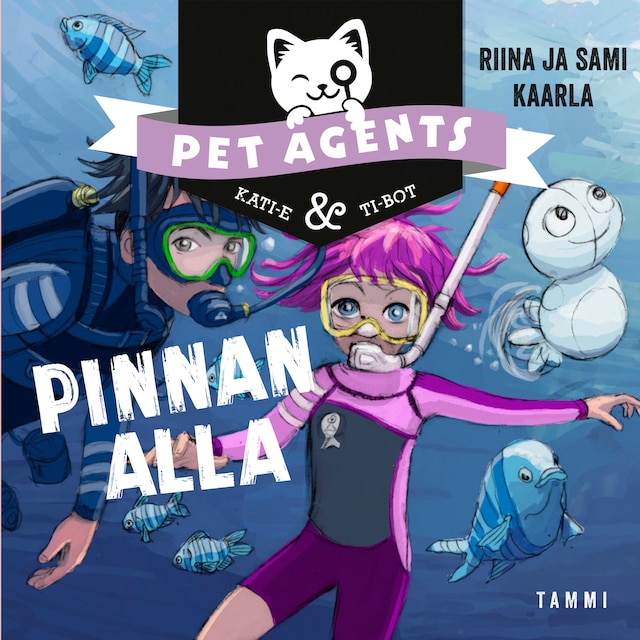 Book cover for Pinnan alla. Pet Agents 5